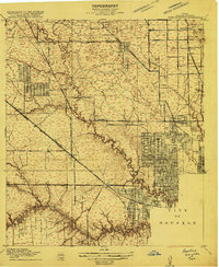 1915 Map of Houston Heights