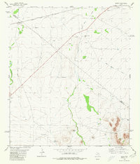 preview thumbnail of historical topo map of Brewster County, TX in 1980