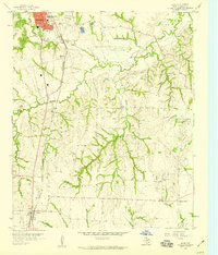 1958 Map of Howe, 1959 Print