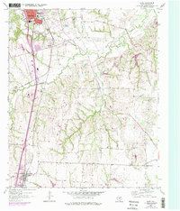 Download a high-resolution, GPS-compatible USGS topo map for Howe, TX (1975 edition)