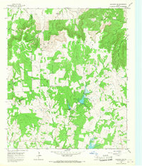 Download a high-resolution, GPS-compatible USGS topo map for Huckabay SW, TX (1967 edition)