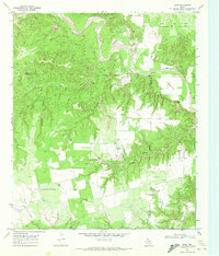 Download a high-resolution, GPS-compatible USGS topo map for Hudd, TX (1972 edition)
