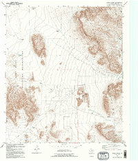 preview thumbnail of historical topo map of El Paso County, TX in 1995