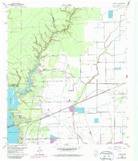 Download a high-resolution, GPS-compatible USGS topo map for Huffman, TX (1987 edition)