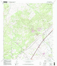 Download a high-resolution, GPS-compatible USGS topo map for Hunter, TX (1994 edition)