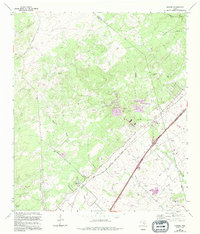 Download a high-resolution, GPS-compatible USGS topo map for Hunter, TX (1994 edition)