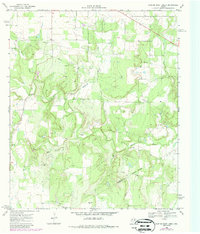 Download a high-resolution, GPS-compatible USGS topo map for Hunting Shirt Creek, TX (1987 edition)