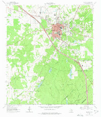 Download a high-resolution, GPS-compatible USGS topo map for Huntsville, TX (1975 edition)