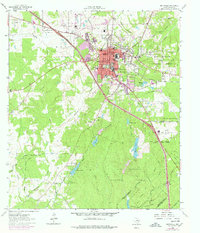 Download a high-resolution, GPS-compatible USGS topo map for Huntsville, TX (1978 edition)