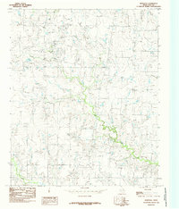 Download a high-resolution, GPS-compatible USGS topo map for Hurnville, TX (1985 edition)