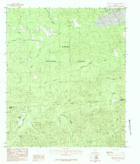 Download a high-resolution, GPS-compatible USGS topo map for Hurricane Creek, TX (1984 edition)