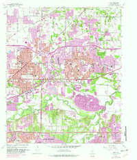 Download a high-resolution, GPS-compatible USGS topo map for Hurst, TX (1982 edition)