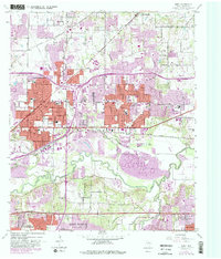 Download a high-resolution, GPS-compatible USGS topo map for Hurst, TX (1988 edition)