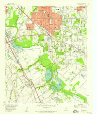 Download a high-resolution, GPS-compatible USGS topo map for Hutchins, TX (1959 edition)