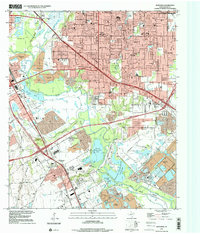 Download a high-resolution, GPS-compatible USGS topo map for Hutchins, TX (2001 edition)
