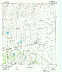 Download a high-resolution, GPS-compatible USGS topo map for Hutto, TX (1987 edition)