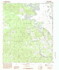 Download a high-resolution, GPS-compatible USGS topo map for Huxley, TX (1984 edition)