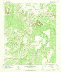 preview thumbnail of historical topo map of Mitchell County, TX in 1962