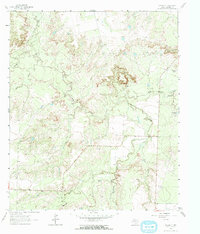 preview thumbnail of historical topo map of Mitchell County, TX in 1962
