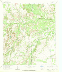Download a high-resolution, GPS-compatible USGS topo map for Hyman, TX (1965 edition)