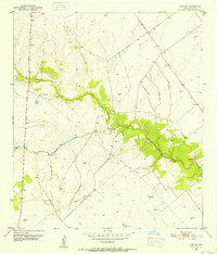 1951 Map of Inez NW, 1953 Print