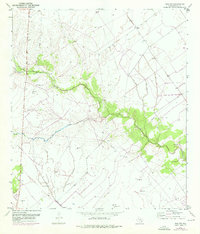 1951 Map of Inez NW, 1976 Print