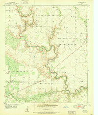 Download a high-resolution, GPS-compatible USGS topo map for Ira, TX (1951 edition)