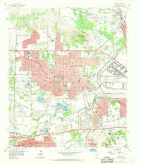 Download a high-resolution, GPS-compatible USGS topo map for Irving, TX (1969 edition)