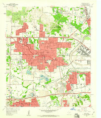 Download a high-resolution, GPS-compatible USGS topo map for Irving, TX (1960 edition)