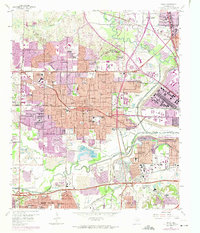 Download a high-resolution, GPS-compatible USGS topo map for Irving, TX (1974 edition)