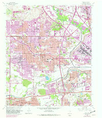 Download a high-resolution, GPS-compatible USGS topo map for Irving, TX (1982 edition)