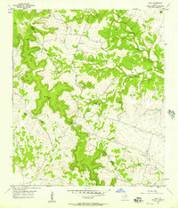 Download a high-resolution, GPS-compatible USGS topo map for Izoro, TX (1957 edition)