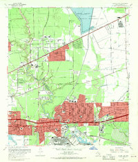 Download a high-resolution, GPS-compatible USGS topo map for Jacinto City, TX (1970 edition)