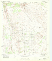 Download a high-resolution, GPS-compatible USGS topo map for Jal NE, TX (1972 edition)