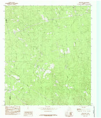 Download a high-resolution, GPS-compatible USGS topo map for Jamestown, TX (1985 edition)