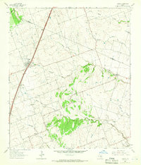 Download a high-resolution, GPS-compatible USGS topo map for Jarrell, TX (1966 edition)