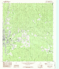 Download a high-resolution, GPS-compatible USGS topo map for Jasper East, TX (1985 edition)