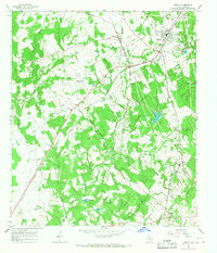 Download a high-resolution, GPS-compatible USGS topo map for Jewett, TX (1967 edition)