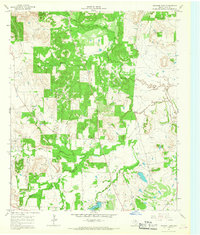 preview thumbnail of historical topo map of Jack County, TX in 1964