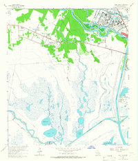 Download a high-resolution, GPS-compatible USGS topo map for Jones Creek, TX (1966 edition)