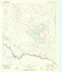 preview thumbnail of historical topo map of Crane County, TX in 1974