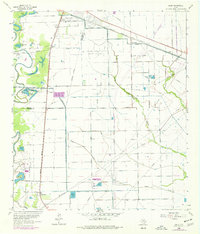 Download a high-resolution, GPS-compatible USGS topo map for Juliff, TX (1977 edition)