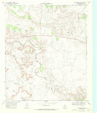 Download a high-resolution, GPS-compatible USGS topo map for Justiceburg NW, TX (1972 edition)