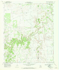 Download a high-resolution, GPS-compatible USGS topo map for Justiceburg SE, TX (1971 edition)