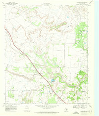 Download a high-resolution, GPS-compatible USGS topo map for Justiceburg, TX (1972 edition)