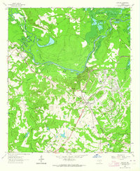 Download a high-resolution, GPS-compatible USGS topo map for Karnack, TX (1964 edition)