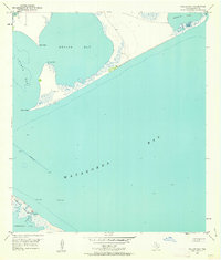 1951 Map of Calhoun County, TX, 1963 Print
