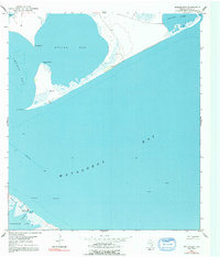 1951 Map of Calhoun County, TX, 1992 Print