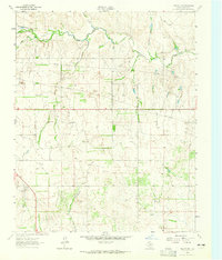Download a high-resolution, GPS-compatible USGS topo map for Kelton NW, TX (1965 edition)