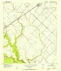Download a high-resolution, GPS-compatible USGS topo map for Kendleton, TX (1954 edition)